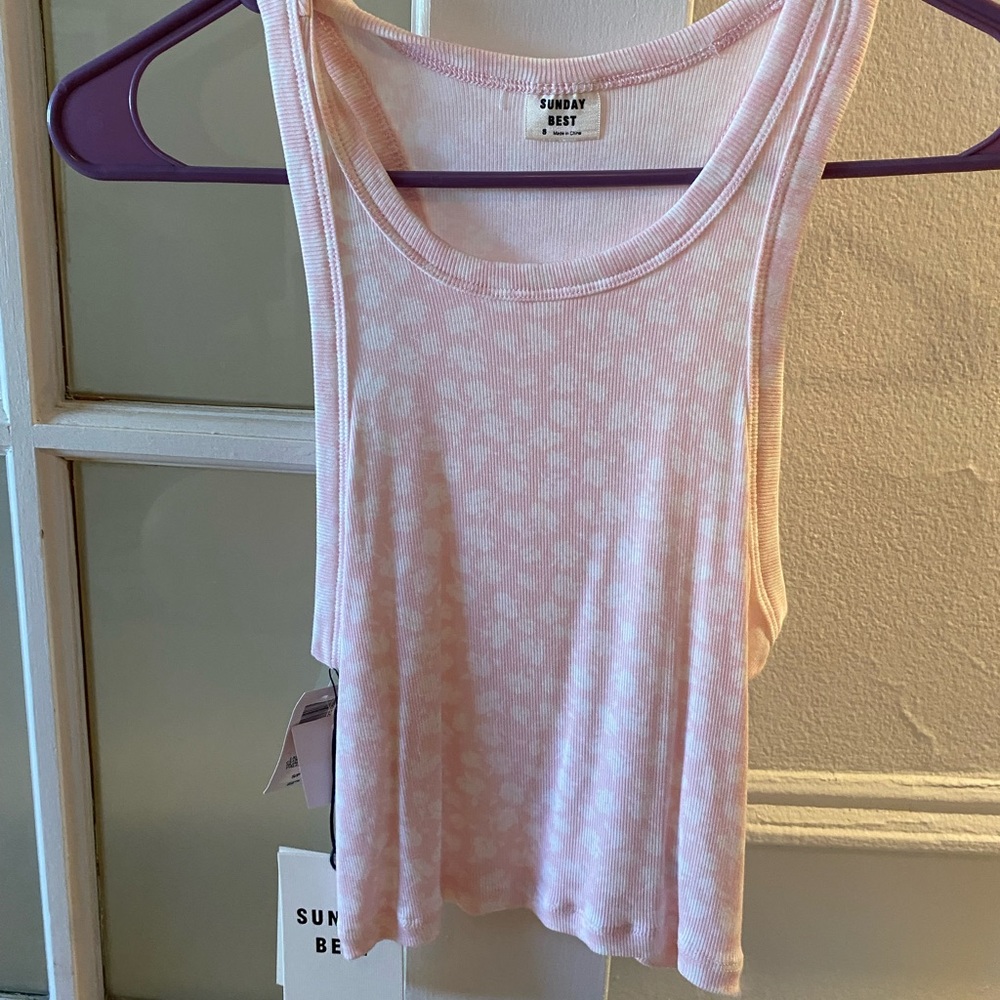 NWT Sunday Best Floral Tank